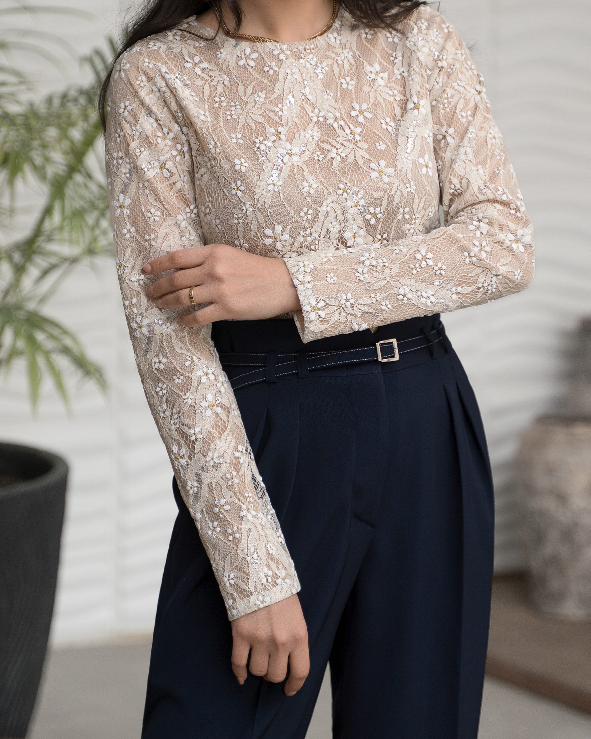 بلوز دانتل کد n127 - Image 3